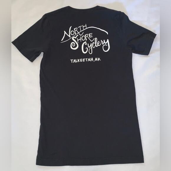 ALASKA GRAPHIC Womens T-Shirt Size Medium Healthy Cycling Bike-Lovers Unbranded - Picture 4 of 5